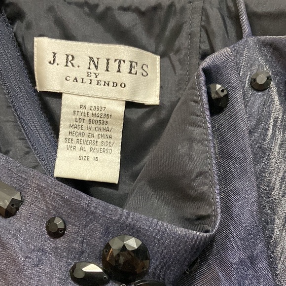 2-PIECE MOTHER OF THE BRIDE SET JS COL JACKET SIZE 14 & JR NITES SZ 16 TOP - Picture 12 of 12